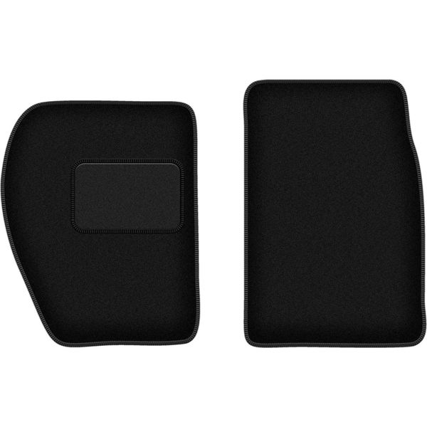 Wielganizator Tappetini Auto Velours Anteriori Adatto Per Land Rover Discovery I (1989-1998, Fuoristrada) Neri, Set 2 Pz, Con Fissaggi-image