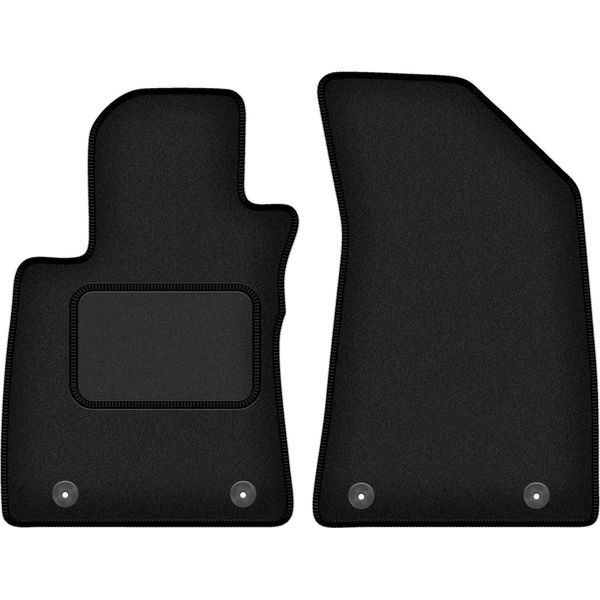 Wielganizator Tappetini Auto Velours Anteriori Adatto Per Mg Zs Ii (2022-, Crossover) Neri, Set 2 Pz, Con Fissaggi-image