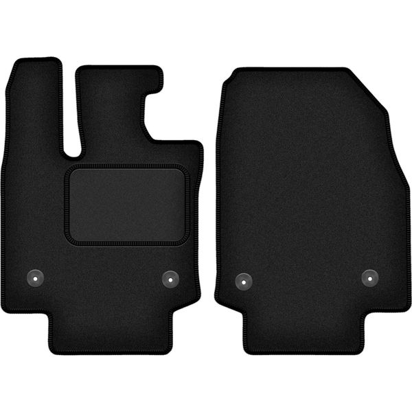 Wielganizator Tappetini Auto Velours Anteriori Adatto Per Lexus Rx V (2022-, Suv) Neri, Set 2 Pz, Con Fissaggi-image