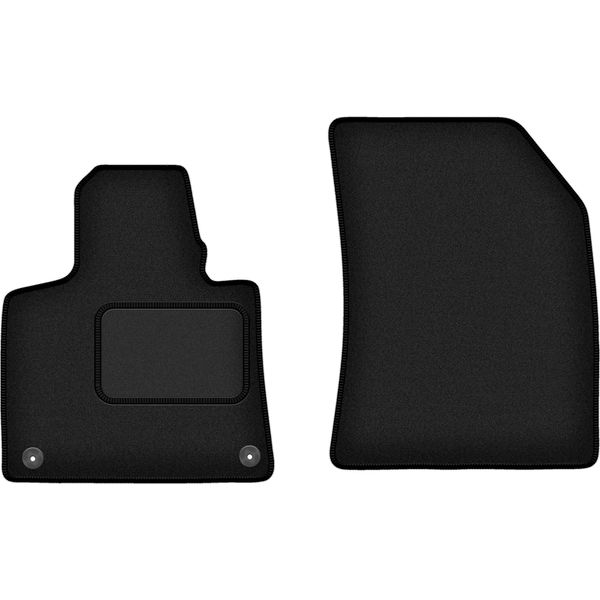 Wielganizator Tappetini Auto Velours Anteriori Adatto Per Citroen C4 Grand Picasso Ii (2013-2019, Minivan 7 Posti) Neri, Set 2 Pz, Con Fissaggi-image