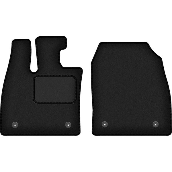 Wielganizator Tappetini Auto Velours Anteriori Adatto Per Lexus Rz (2022-, Crossover) Neri, Set 2 Pz, Con Fissaggi-image