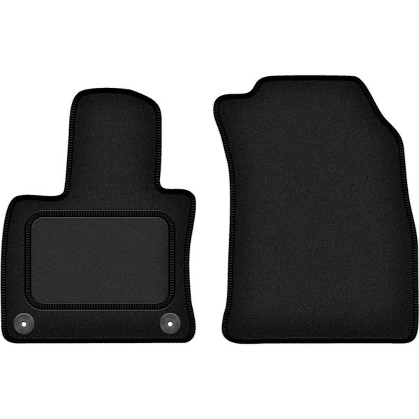 Wielganizator Tappetini Auto Velours Anteriori Adatto Per Hongii E-HS9 (2020-, 5 Posti) Neri, Set 2 Pz, Con Fissaggi-image