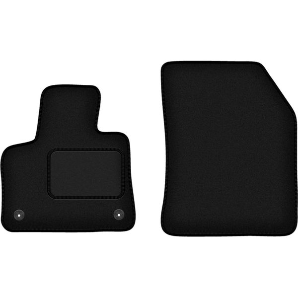 Wielganizator Tappetini Auto Velours Anteriori Adatto Per Peugeot 5008 Ii (2017-2020, Crossover 7 Posti) Neri, Set 2 Pz, Con Fissaggi-image
