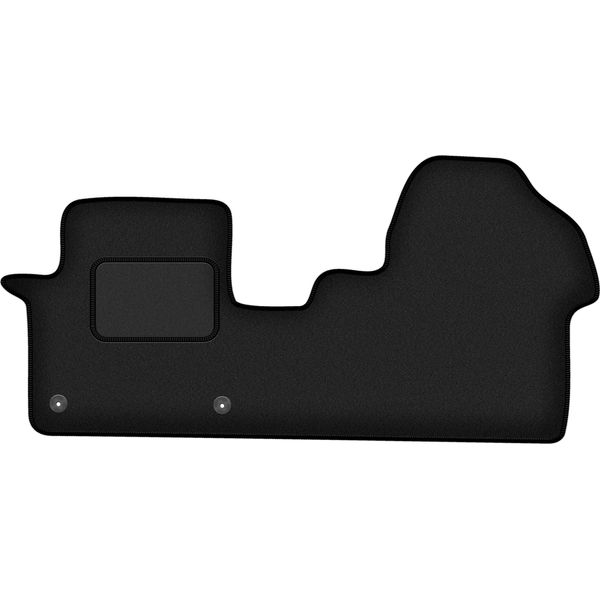 Wielganizator Tappetini Auto Velours Anteriori Adatto Per Peugeot Expert Iii (2016-, Furgone) Neri, Set 2 Pz, Con Fissaggi-image