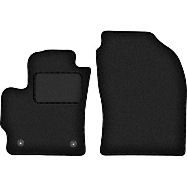 Wielganizator Tappetini Auto Velours Anteriori Adatto Per Toyota Corolla E21 (2019-, Station Wagon/Berlina) Neri, Set 2 Pz, Con Fissaggi-image