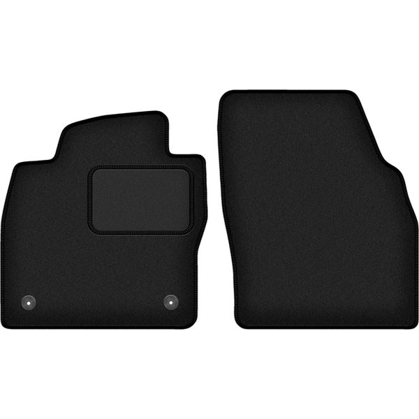 Wielganizator Tappetini Auto Velours Anteriori Adatto Per Skoda Fabia Iv (2021-, Hatchback) Neri, Set 2 Pz, Con Fissaggi-image