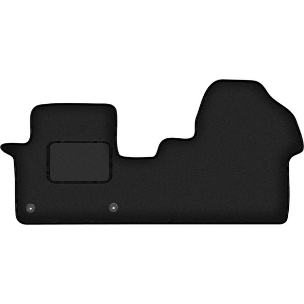 Wielganizator Tappetini Auto Velours Anteriori Adatto Per Citroen Jumpy Iii (2018-, 3 File) Neri, Set 2 Pz, Con Fissaggi-image
