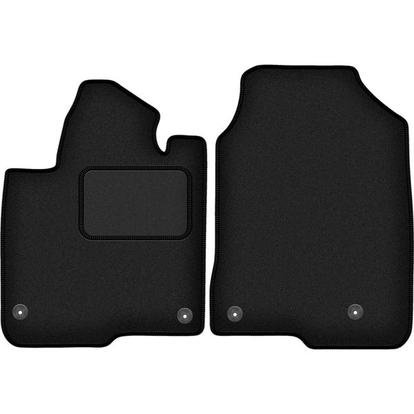Wielganizator Tappetini Auto Velours Anteriori Adatto Per Honda ZR-V (2023-, Crossover) Neri, Set 2 Pz, Con Fissaggi-image