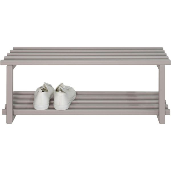 Schuhregal Spinder Design, Grau (Silky Taupe), B:71Cm H:26Cm T:34Cm, Metall, Regale, Schuhregal, Metall, Zeitlos, 6 Paar Schuhe-image
