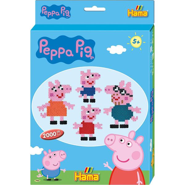 Hama7965 Hama Ferro Su Perline Midi "Peppa Wutz"", Confezione Regalo"-image