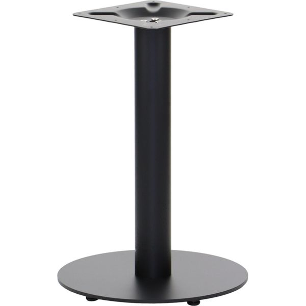 Base Per Tavolo In Metallo SH-5001-4/L/B, Per Ufficio, Hotel, Ristorante, Diametro 40 Cm, Altezza 57 Cm, Nero-image