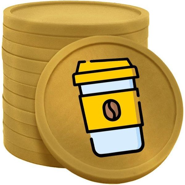 Gettoni Consumo Combicraft Coffee-To-Go Oro - Ø29Mm - 100 Pezzi-image
