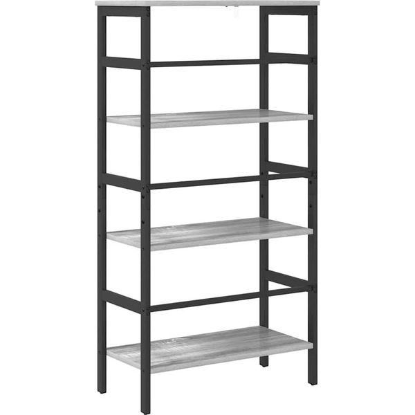 Syfax™ Libreria Grigio Sonoma 60 X 29,5 X 115 Cm Legno Multistrato-image