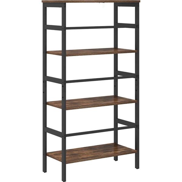 Syfax™ Libreria Rovere Fumé 60 X 29,5 X 115 Cm Legno Multistrato-image