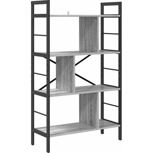 Syfax™ Libreria Grigio Sonoma 75 X 30 X 123,5 Cm Legno Multistrato-image