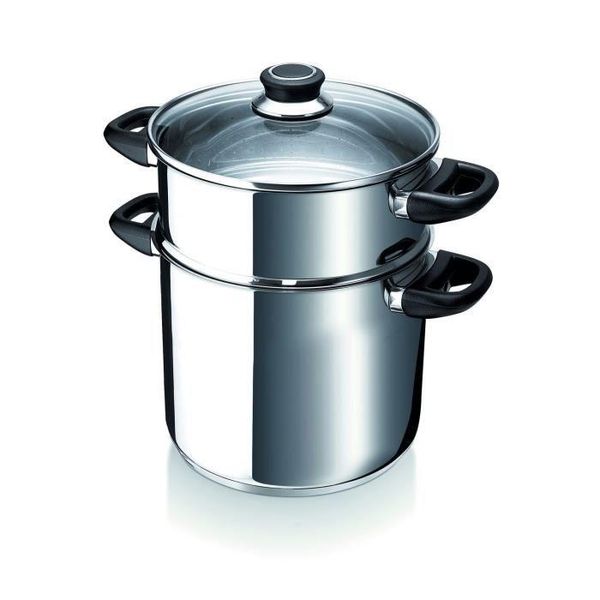 Beka Couscoussier Polo - Ø 24 Cm - Grigio - Tutte Le Fonti Di Calore Compresa L'induzione-image