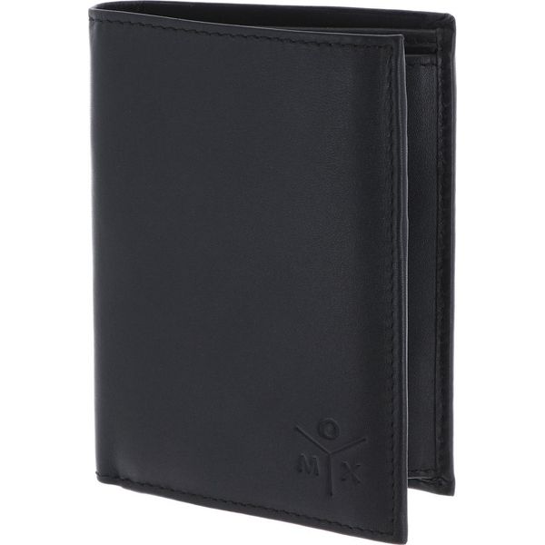 Oxmox Pelle Portafoglio Leather KombiböRse Ox Embossed Black Nero-image