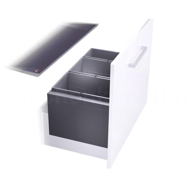 Cestino Hailo 3631881 Xl Inset 800 28/28/18 Triplo-Xl 18 + 2X 28 Litri-image