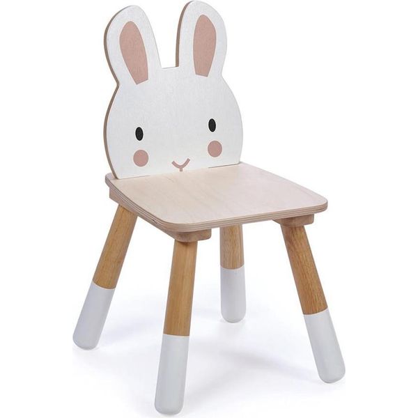 Sedia Per Bambini In Legno Tender Leaf Coniglio - Sedia Per Asilo Nido Foresta-image