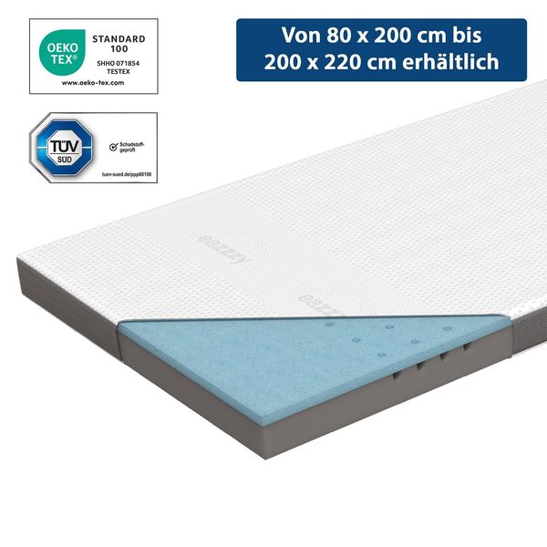 Genius Eazzzy Deluxe, Topper Per Materasso 140X200 Cm, Con Altezza 9Cm H3+Coperta; A19399-image