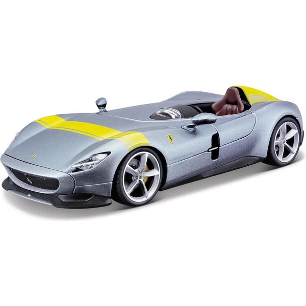 Bburago 18-36912 - Modellino Auto - Ferrari Monza SP1 Signature Edition (Argento, Scala 1:43)-image