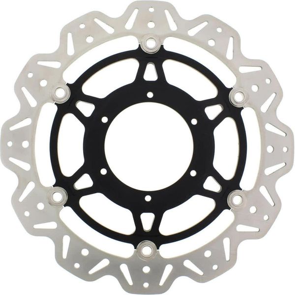 Disco Freno Flottante Ebc Vee VR1161BLK Anteriore D.320Mm 6 Bulloni Per Honda-image