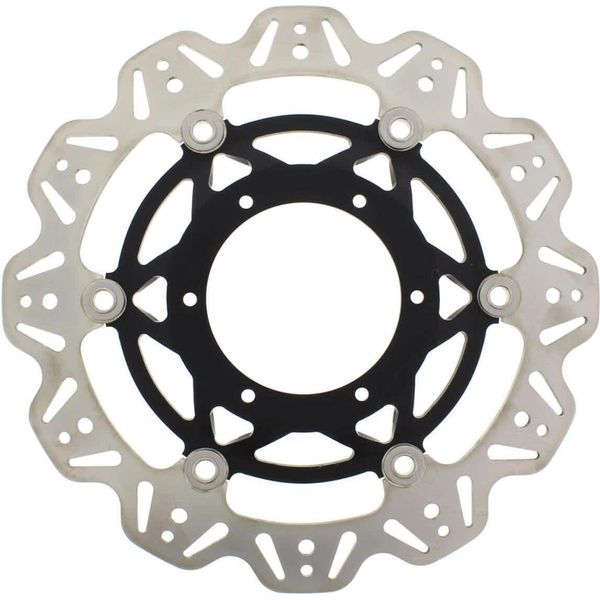 Disco Freno Flottante Ebc Vee VR1141BLK Anteriore D.296Mm 6 Bulloni Per Honda-image