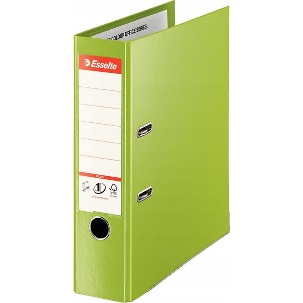 Cartella A Leva A4 Esselte No.1 Power Vivida Plus, Plastica Piena, Dorso 8 Cm, Verde-image