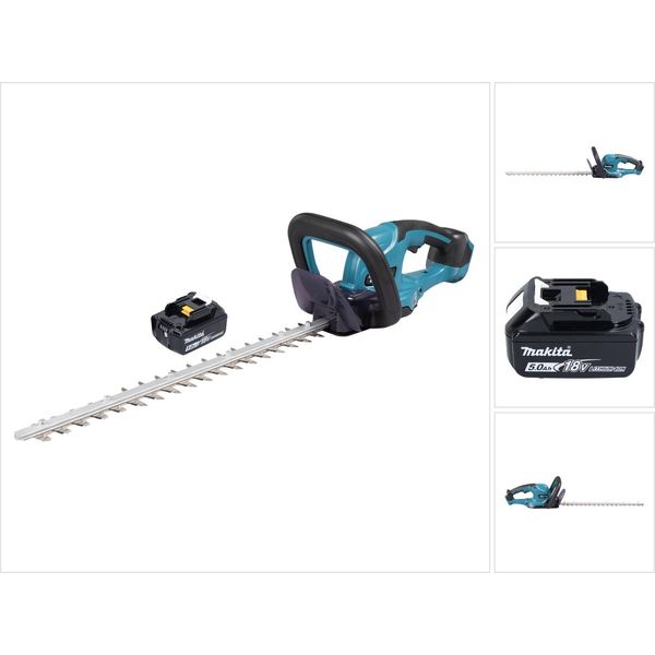 Tagliasiepi A Batteria Makita Duh 507 T 18 V 50 Cm + 1 Batteria 5,0 Ah - Senza Caricabatterie-image