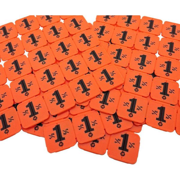 Monete Fragili Combicraft In Plastica Riciclata In Arancione - 1000 Monete Fragili-image