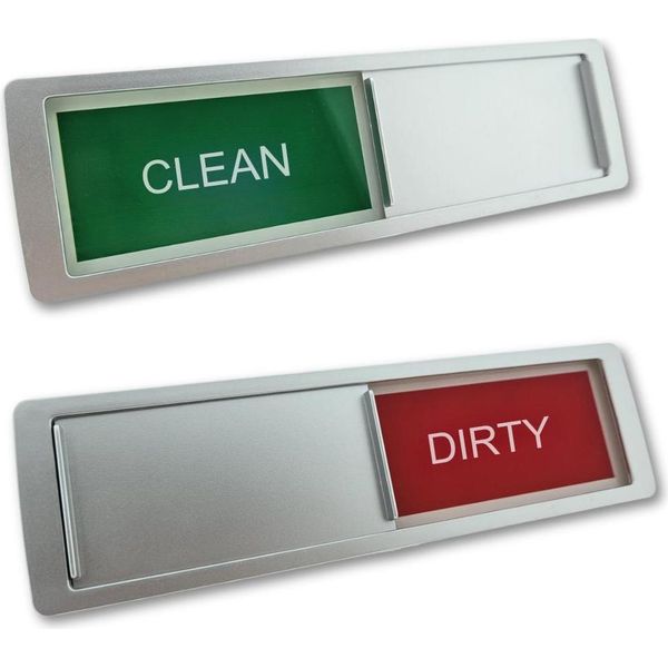 Piatto Scorrevole Combicraft Con "Clean-Dirty"" In Argento 178 X 50 Mm - Per 1 Pezzo"-image