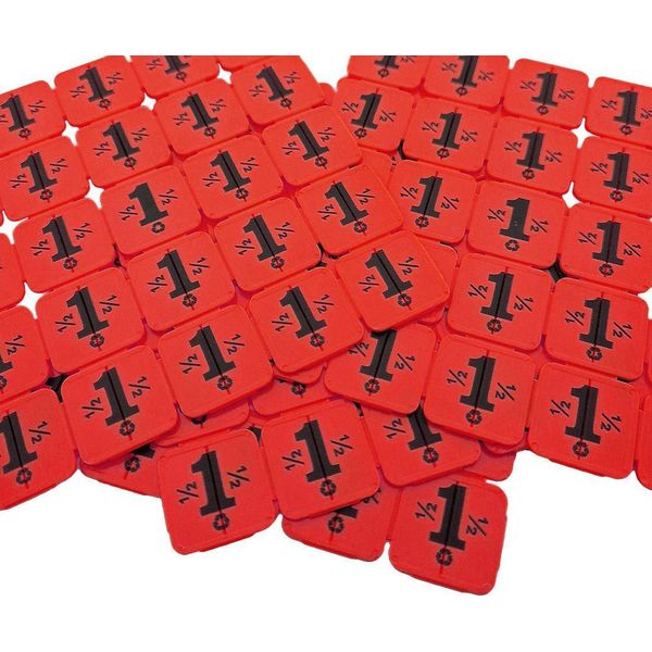 Monete Fragili Combicraft In Plastica Riciclata In Rosso - 10.000 Monete Fragili-image