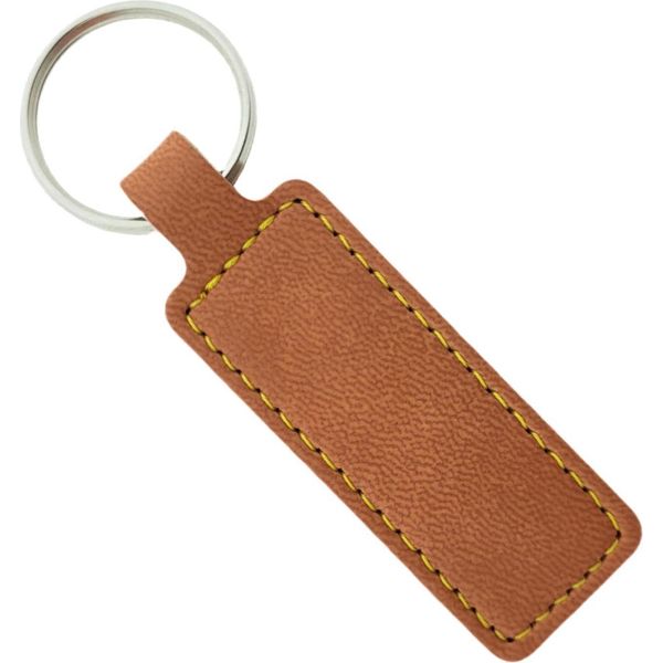 Combicraft Etichetta Chiave Vuota In Pelle Artificiale Rettangolare 23X95Mm - 5 Pezzi-image