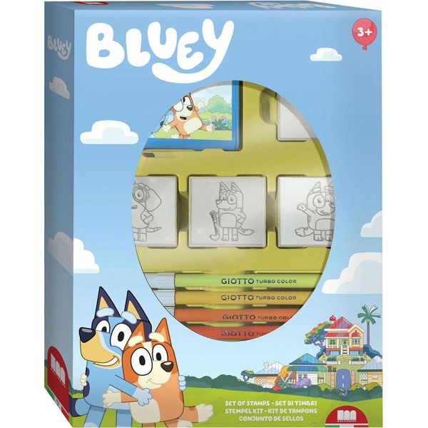 Set Di Timbri Bluy Multistampa Con 4 Timbri-image