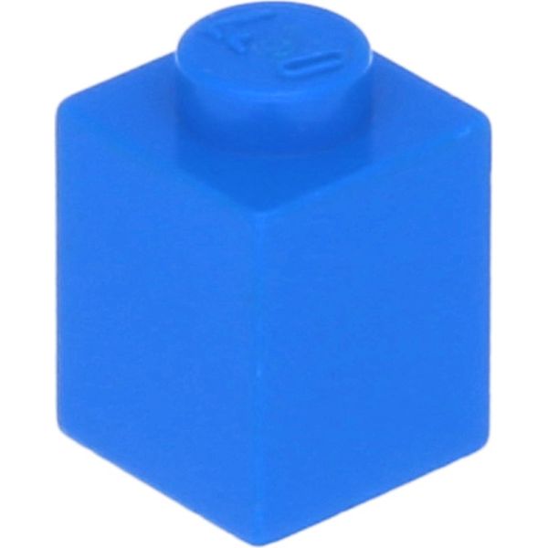 Lego® 100 Pezzi 3005 Mattone Mattone 1X1 Parte Mattoni Base 100 Blu-image