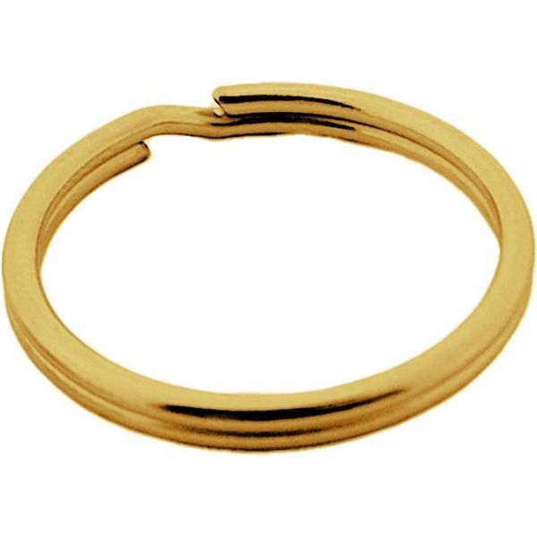 Portachiavi Piatti Color Oro Combicraft 30 Mm - Per 100 Pezzi-image