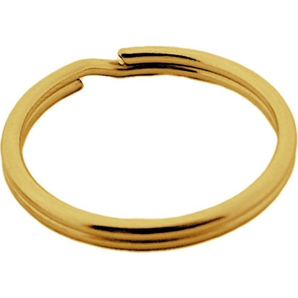 Portachiavi Piatti Color Oro Combicraft 34 Mm - Per 100 Pezzi-image