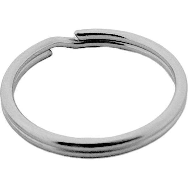 Portachiavi Piatti Combicraft Color Argento 34 Mm - Per 10 Pezzi-image
