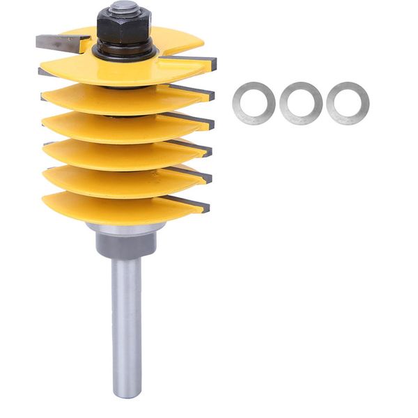 Punta Per Fresa A Pettine, Fresa Per La Lavorazione Del Legno, Punta Per Fresa, Punta Per Fresa A Pettine, Punta Per Fresa Con Gambo Da 8 Mm-image