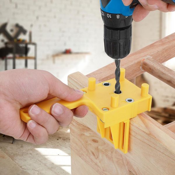 Dima Di Tassellatura, Dima Portatile, Strumento Di Foratura Per Tasselli, Guida Alla Foratura Per La Lavorazione Del Legno, Strumento Per La Lavorazione Del Legno-image