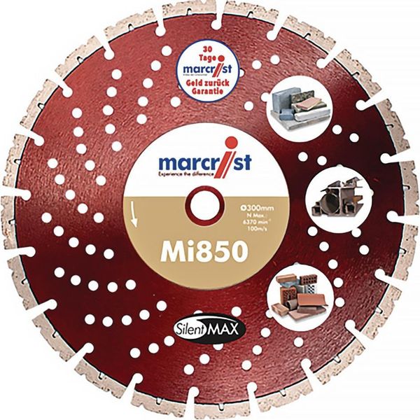 Disco Diamantato MI850S D.350Mm Bore.20Mm Seg.-H.10Mm Seg.-S.3,2Mm-image