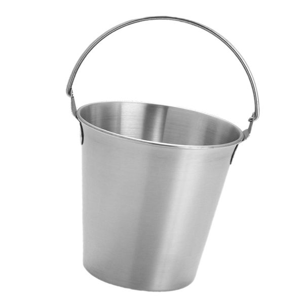 Mini Secchiello Per Ghiaccio In Acciaio Inox, Secchiello In Acciaio Inox Per Patatine Fritte, Piccolo Secchiello In Acciaio Inox, Secchiello Per Bevande, Mini Secchiello In Acciaio Inox, Secchiello Per Vino-image
