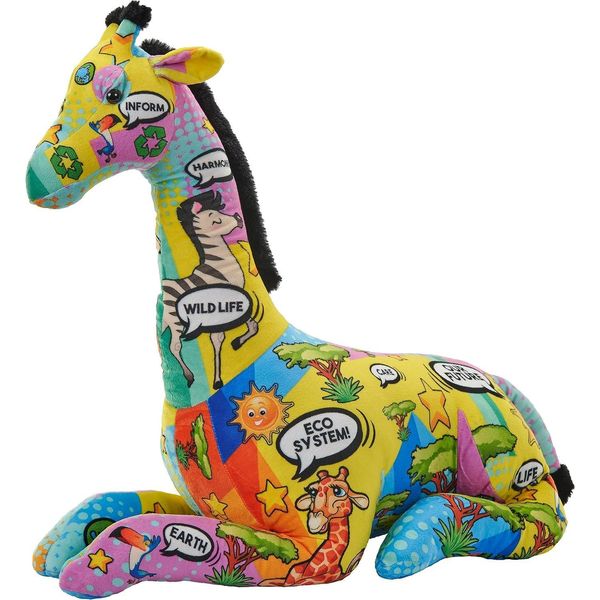 Wild Republic 27345 Jumbo Peluche Giraffa Colorato 60 Cm Peluche Sostenibile Da 0 Mesi-image
