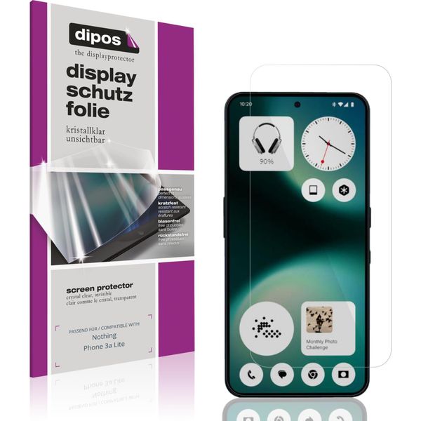 4X Pellicola Protettiva Per Nothing Phone 3A Lite Protezione Schermo Claro Display Dipos-image