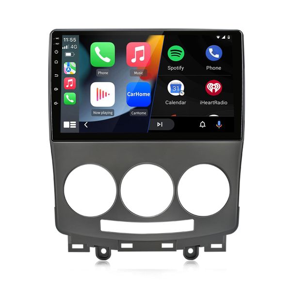 10.1" Android 15 Car Radio Carplay Per Mazda 5 2005-2010 Gps Navi Wifi Bt Dab+ Swc Usb 4GB+64GB Octa-Core"-image