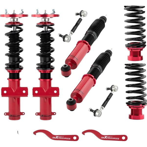 Sospensioni Coilover, Ammortizzatori Regolabili A 24 Vie, 8 Kg/Mm Di Molleggio All'anteriore, 6 Kg/Mm Di Molleggio Al Posteriore, Altezza Regolabile 505-665 Mm All'anteriore, Altezza Regolabile 500-585 Mm Al Posteriore-image