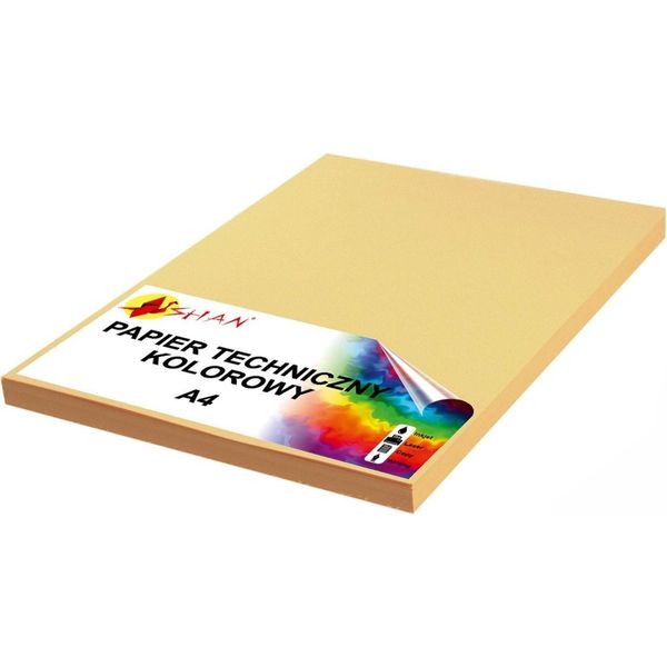 Carta Tecnica A4 240G Giallo Sabbia 50 Fogli-image