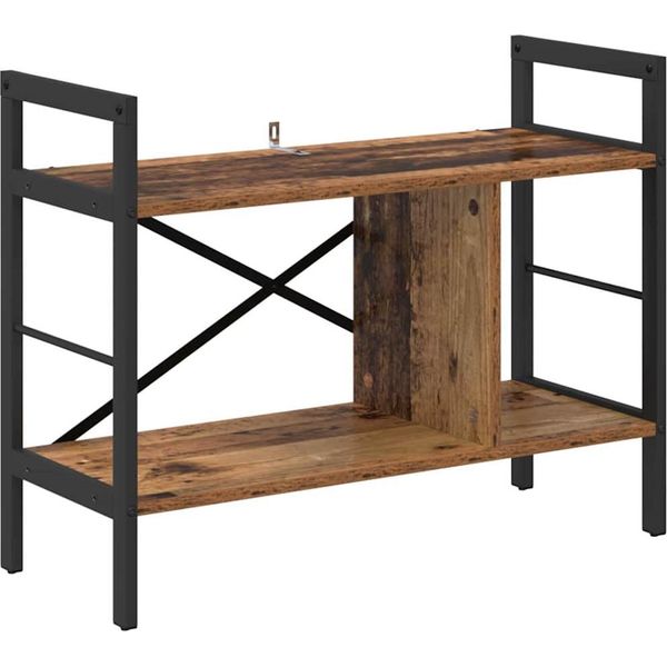 Vidaxl Libreria In Legno Vecchio 75 X 30 X 58,5 Cm Materiale A Base Di Legno-image