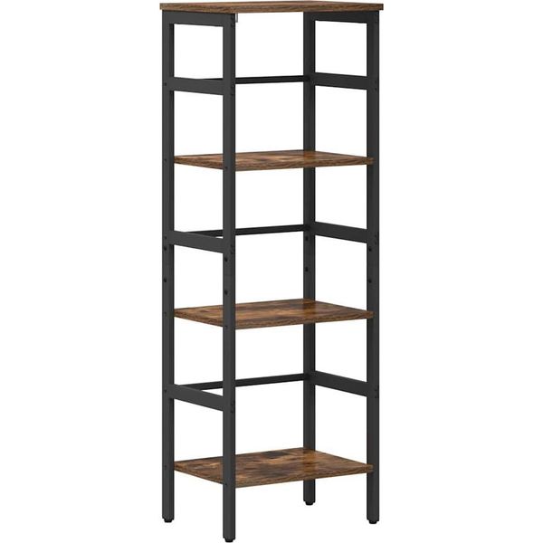 Vidaxl Libreria In Rovere Affumicato 40 X 29,5 X 115 Cm Materiale A Base Di Legno-image