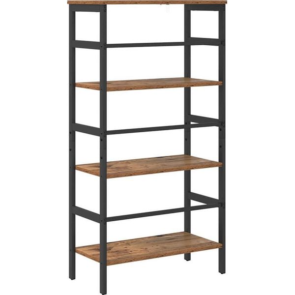 Vidaxl Libreria In Legno Vecchio 60 X 29,5 X 115 Cm Materiale A Base Di Legno-image